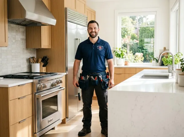 Appliance Repair Hero technician after an appliance repair in a South Dakota home